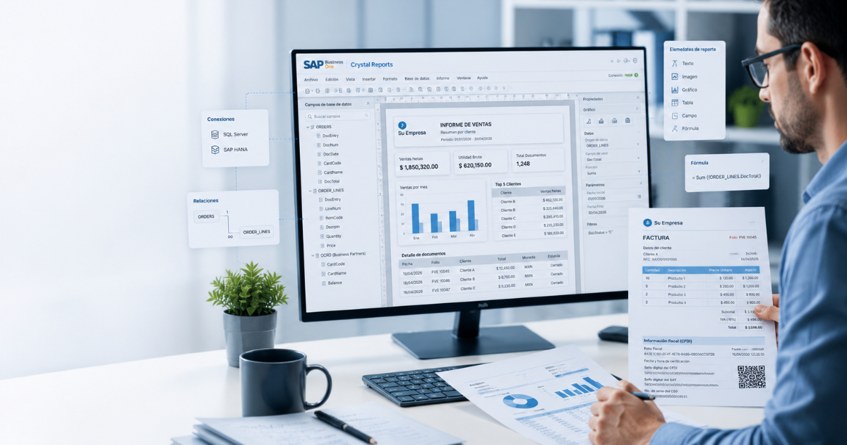 Cómo optimizar reportes con Crystal Reports en SAP Business One